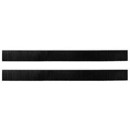 Self-adhesive Door Brush Seals 2 pcs White 100 cm