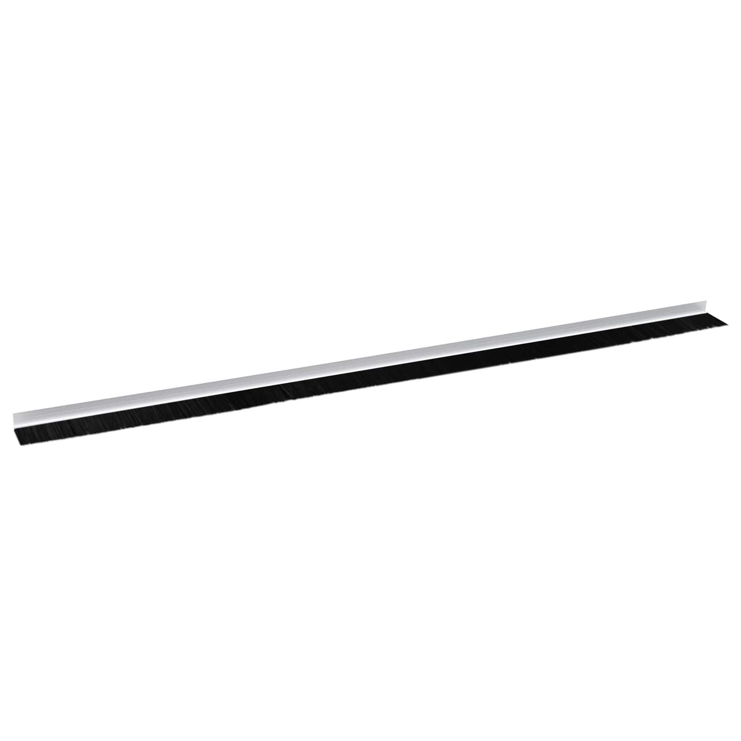 Self-adhesive Door Brush Seals 12 pcs White 100 cm