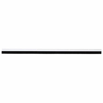 Screw-on Door Brush Seals 2 pcs White 100 cm Aluminium Alloy