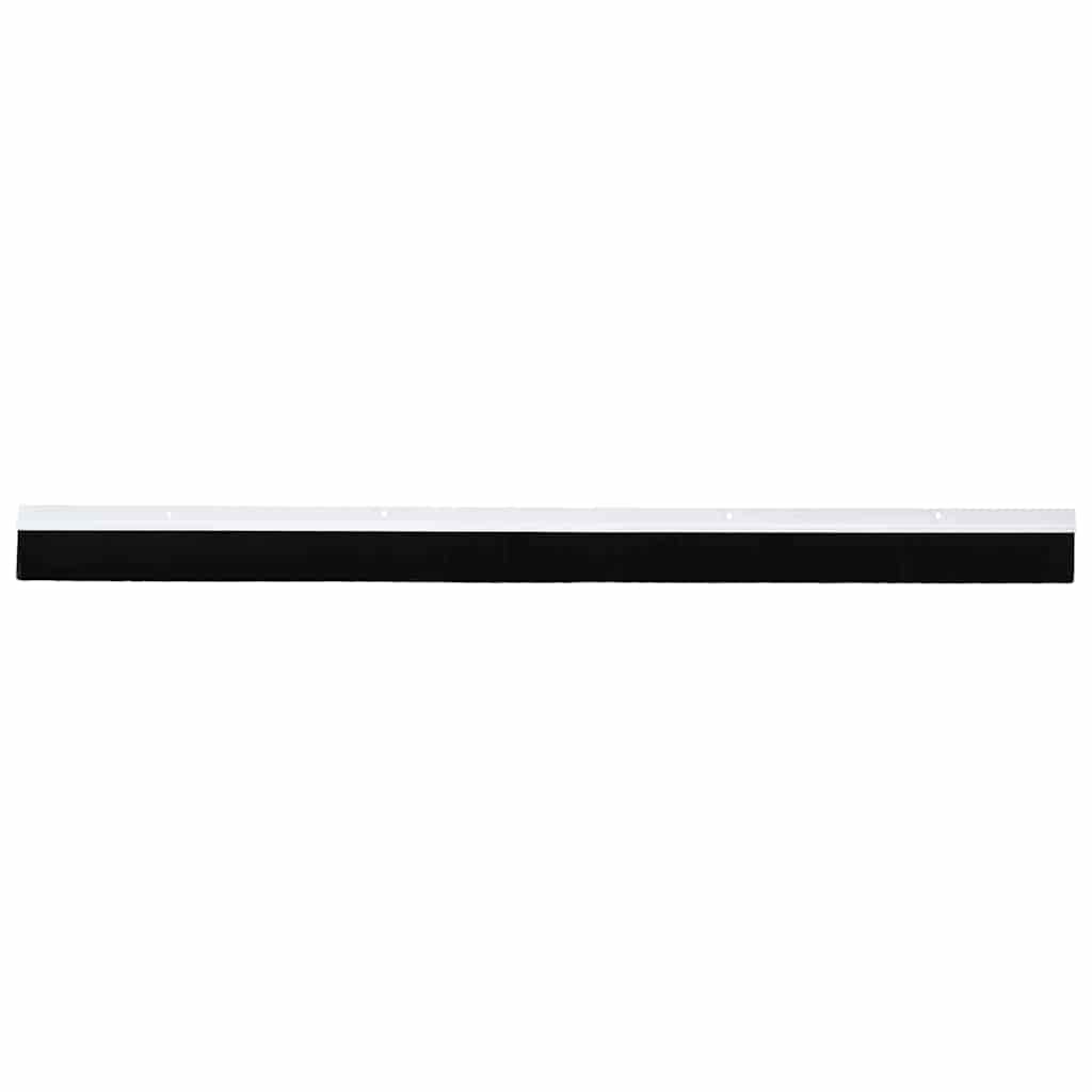 Screw-on Door Brush Seals 2 pcs White 100 cm Aluminium Alloy