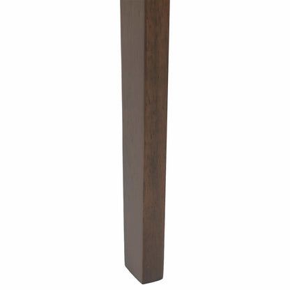 Dining Chair 2 pcs Light Brown and Light Solid Rubber Wood