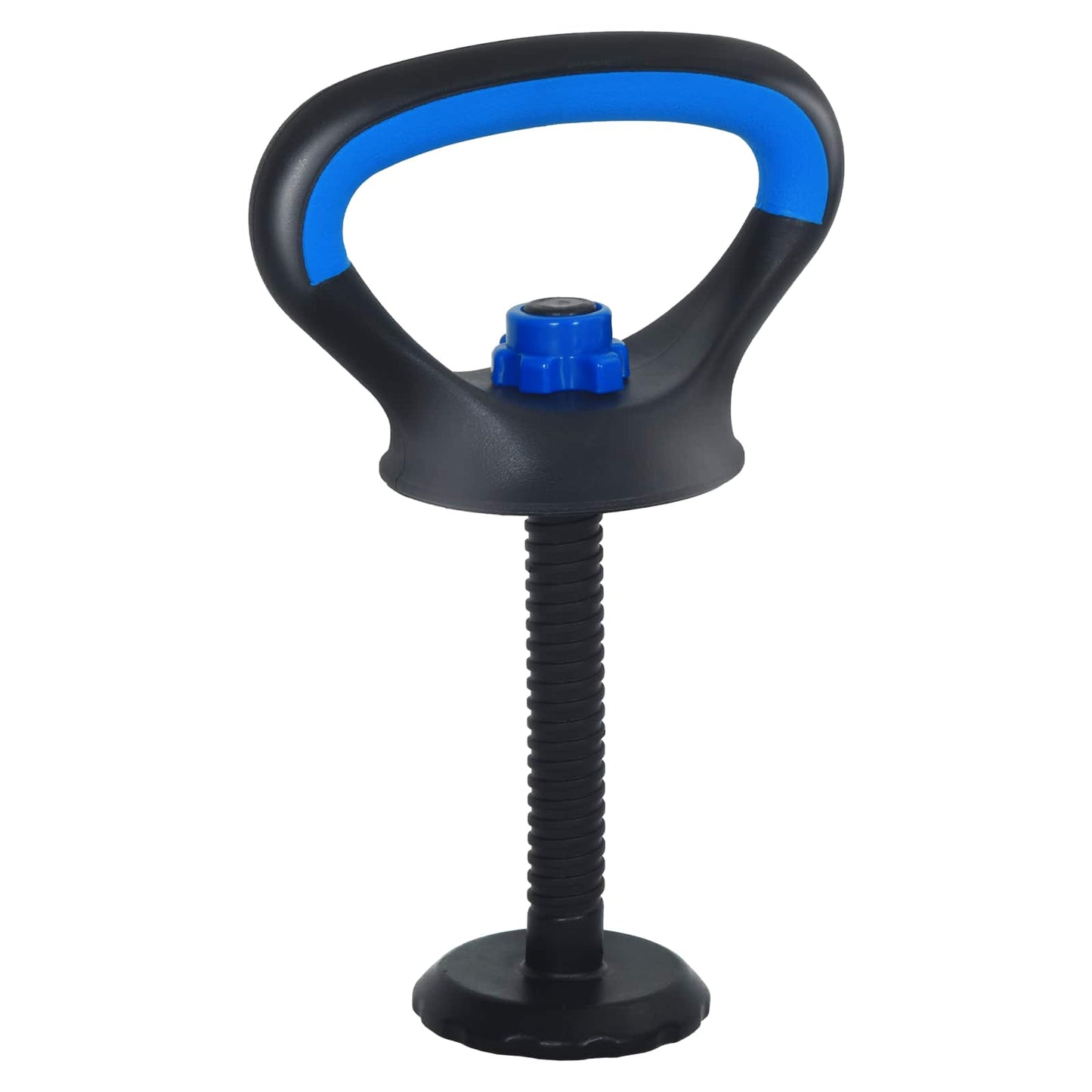 4-in-1 Dumbbell Barbell Kettlebell Set 30 kg Black and Blue