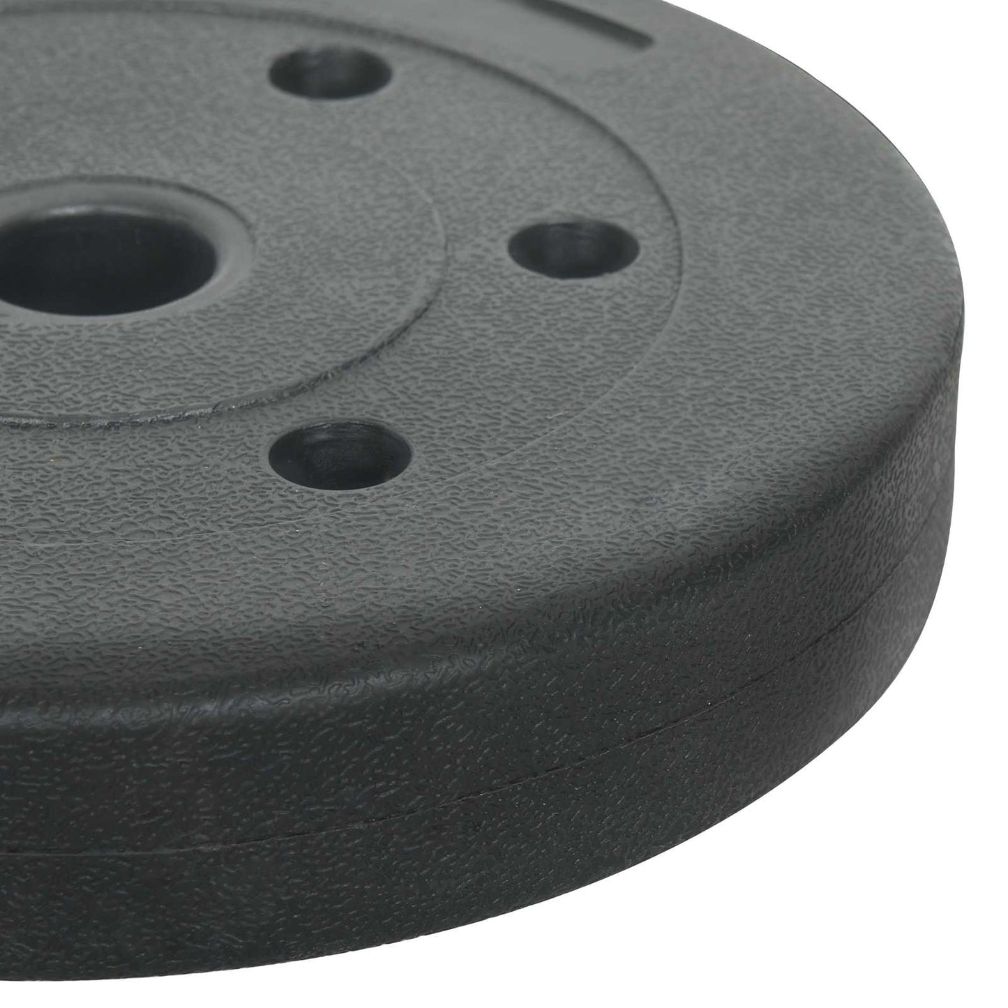 Weight Plates 4 pcs 10 kg Black Cemment and Iron Sand Mixture