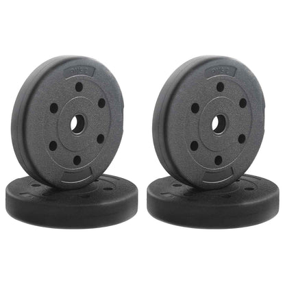 Weight Plates 4 pcs 10 kg Black Cemment and Iron Sand Mixture