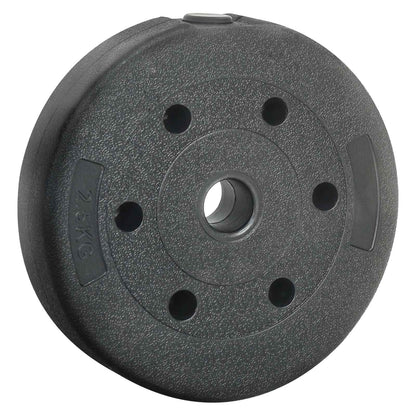 Weight Plates 4 pcs 10 kg Black Cemment and Iron Sand Mixture