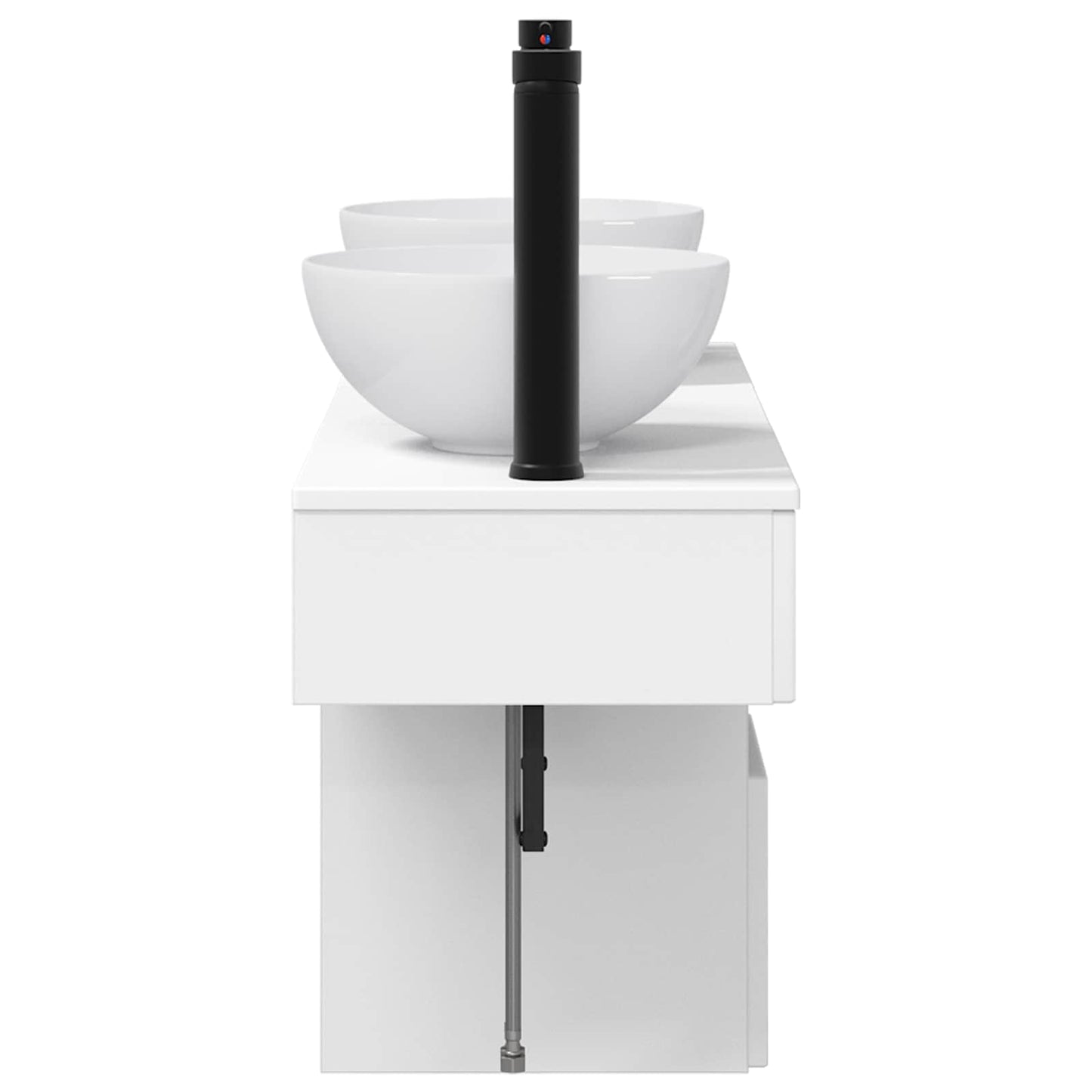 Bathroom Furniture Set 3 pcs White Engineered Wood