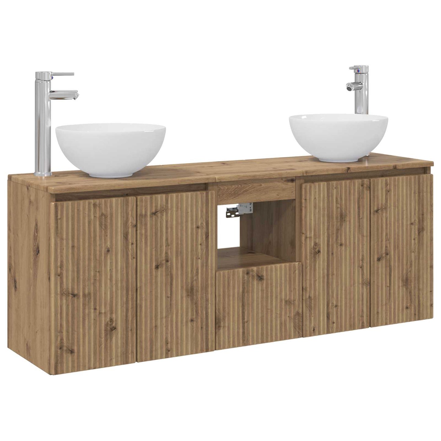 Bathroom Cabinet Set 3 pcs Artisan Oak 49.5 x 35 x 63 cm