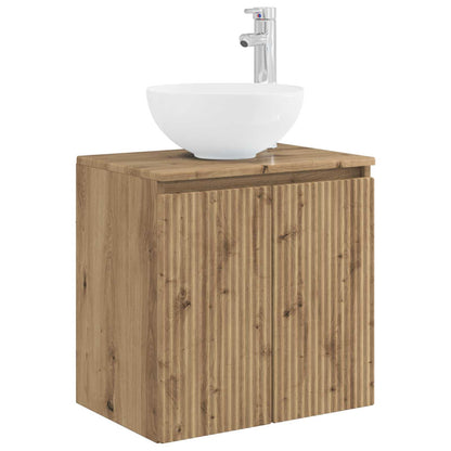Bathroom Cabinet Set 3 pcs Artisan Oak 49.5 x 35 x 63 cm