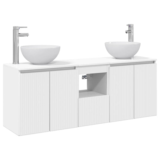 Bathroom Cabinet Set 3 pcs White 49.5 x 41 x 64.5 cm