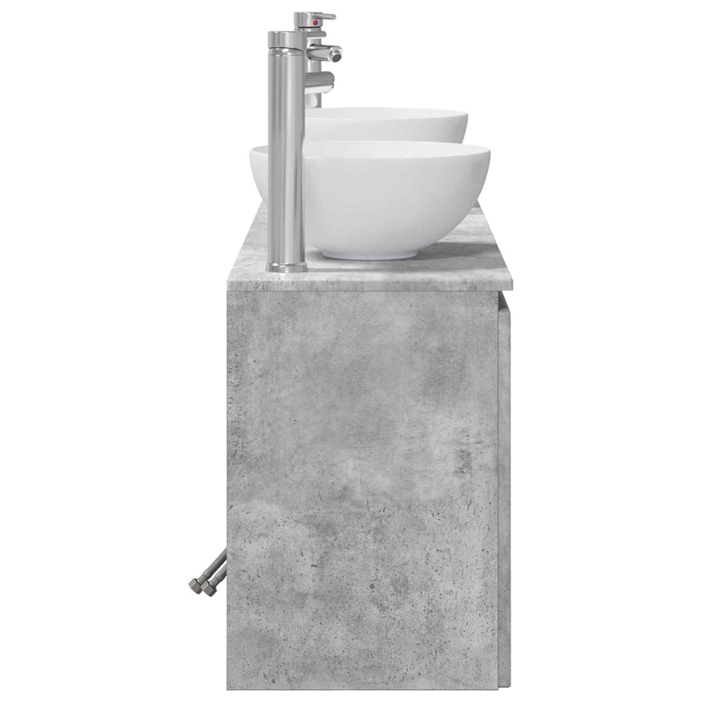 Bathroom Cabinet Set 3 pcs Concrete Grey 49.5 x 41 x 64.5 cm