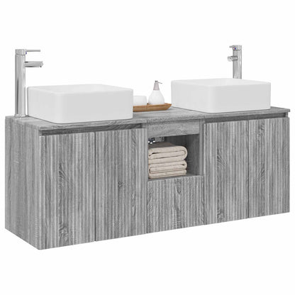 Bathroom Cabinet Set 3 pcs Grey Sonoma 49.5 x 41 x 63 cm