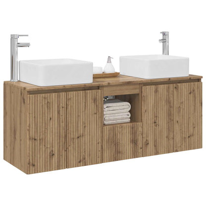 Bathroom Cabinet Set 3 pcs Artisan Oak 49.5 x 41 x 63 cm