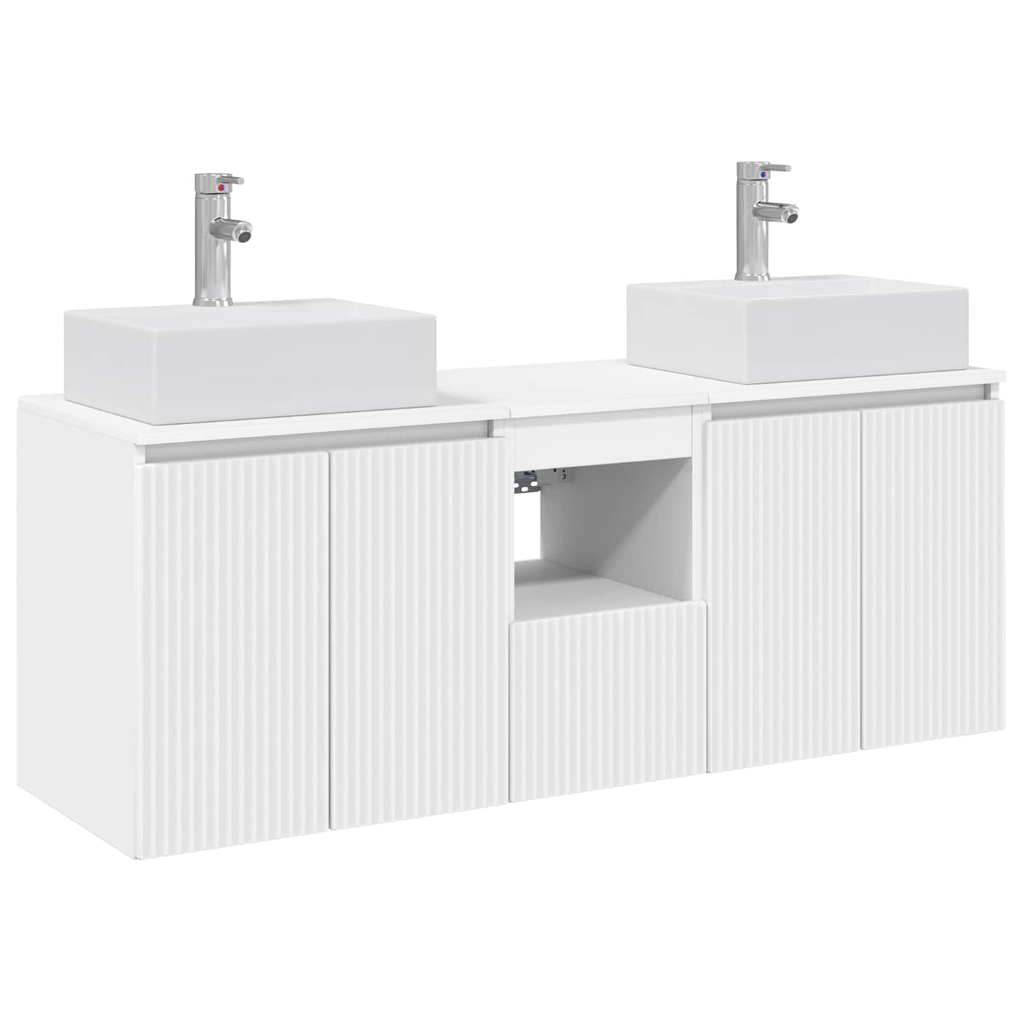 Bathroom Cabinet Set 3 pcs White 49.5 x 41 x 62.5 cm
