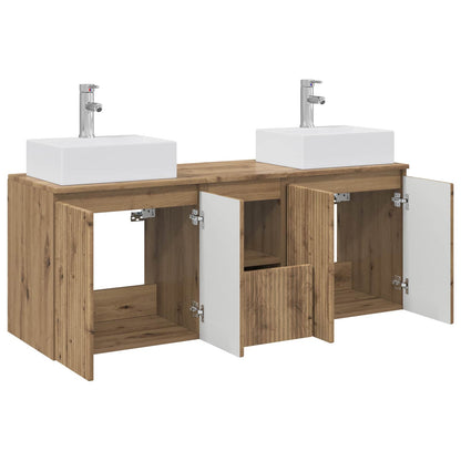 Bathroom Cabinet Set 3 pcs Artisan Oak 49.5 x 41 x 62.5 cm