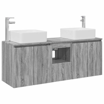 Bathroom Cabinet Set 3 pcs Grey Sonoma 53 x 35 x 63 cm