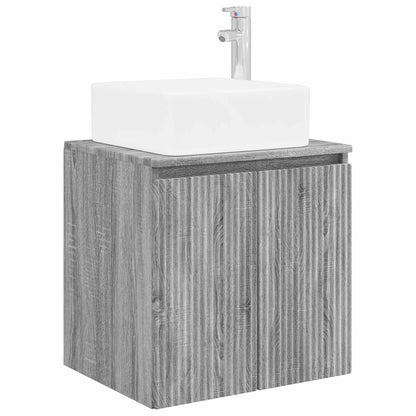 Bathroom Cabinet Set 3 pcs Grey Sonoma 53 x 35 x 63 cm