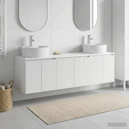 Bathroom Cabinet Set 3 pcs White 49.5 x 44.5 x 65 cm