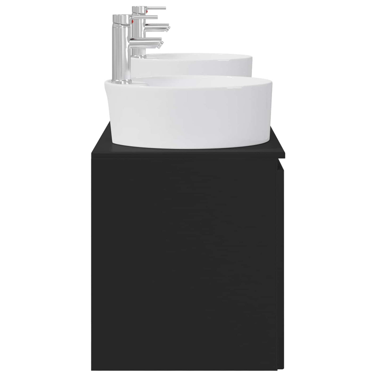 Bathroom Cabinet Set 3 pcs Black 49.5 x 44.5 x 65 cm