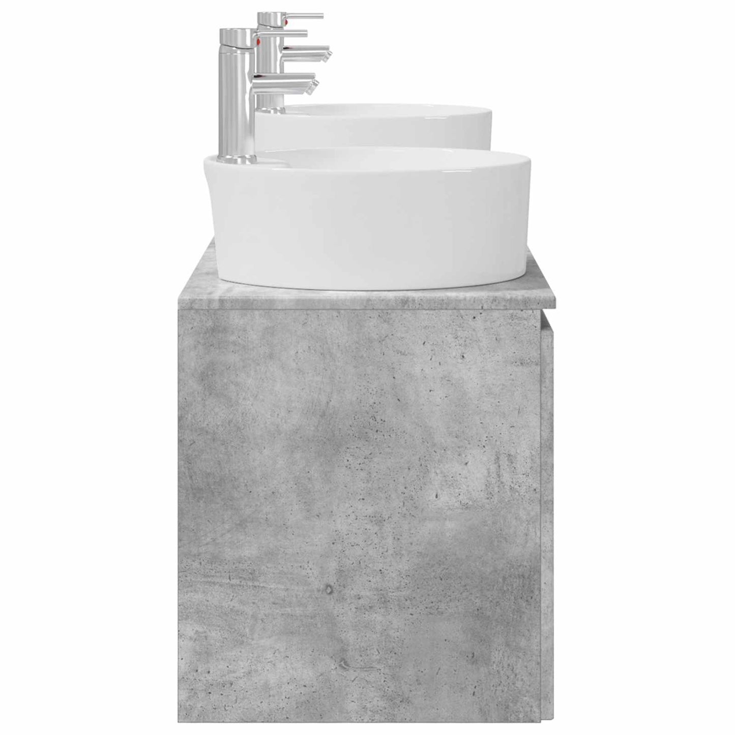 Bathroom Cabinet Set 3 pcs Concrete Grey 49.5 x 44.5 x 65 cm