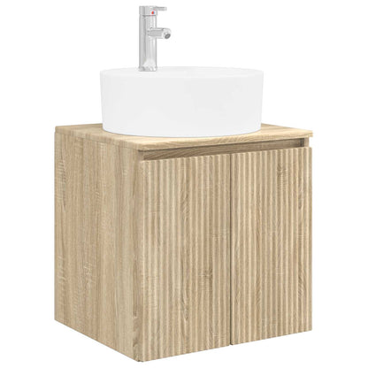 Bathroom Cabinet Set 3 pcs Sonoma Oak 49.5 x 44.5 x 65 cm