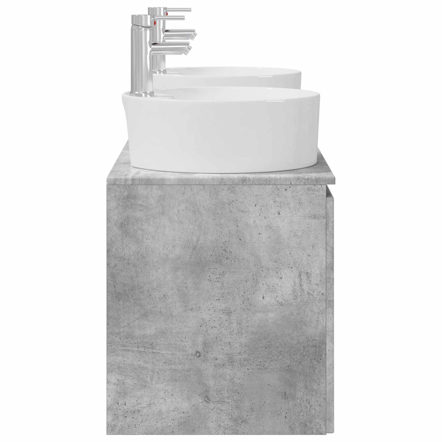Bathroom Cabinet Set 3 pcs Concrete Grey 49.5 x 44.5 x 65 cm