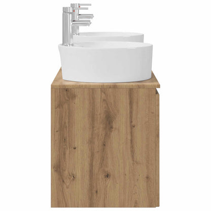 Bathroom Cabinet Set 3 pcs Artisan Oak 49.5 x 44.5 x 65 cm