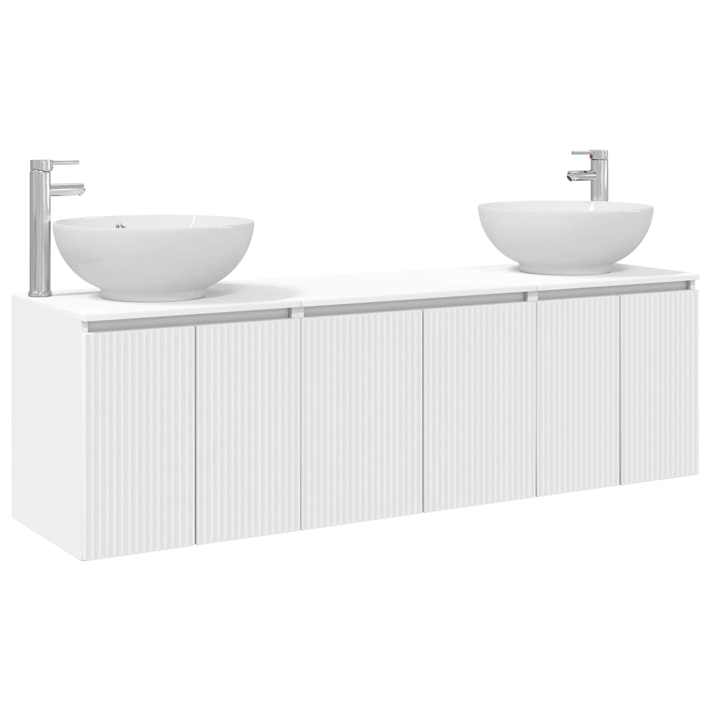 Bathroom Cabinet Set 3 pcs White 49.5 x 44.5 x 65 cm