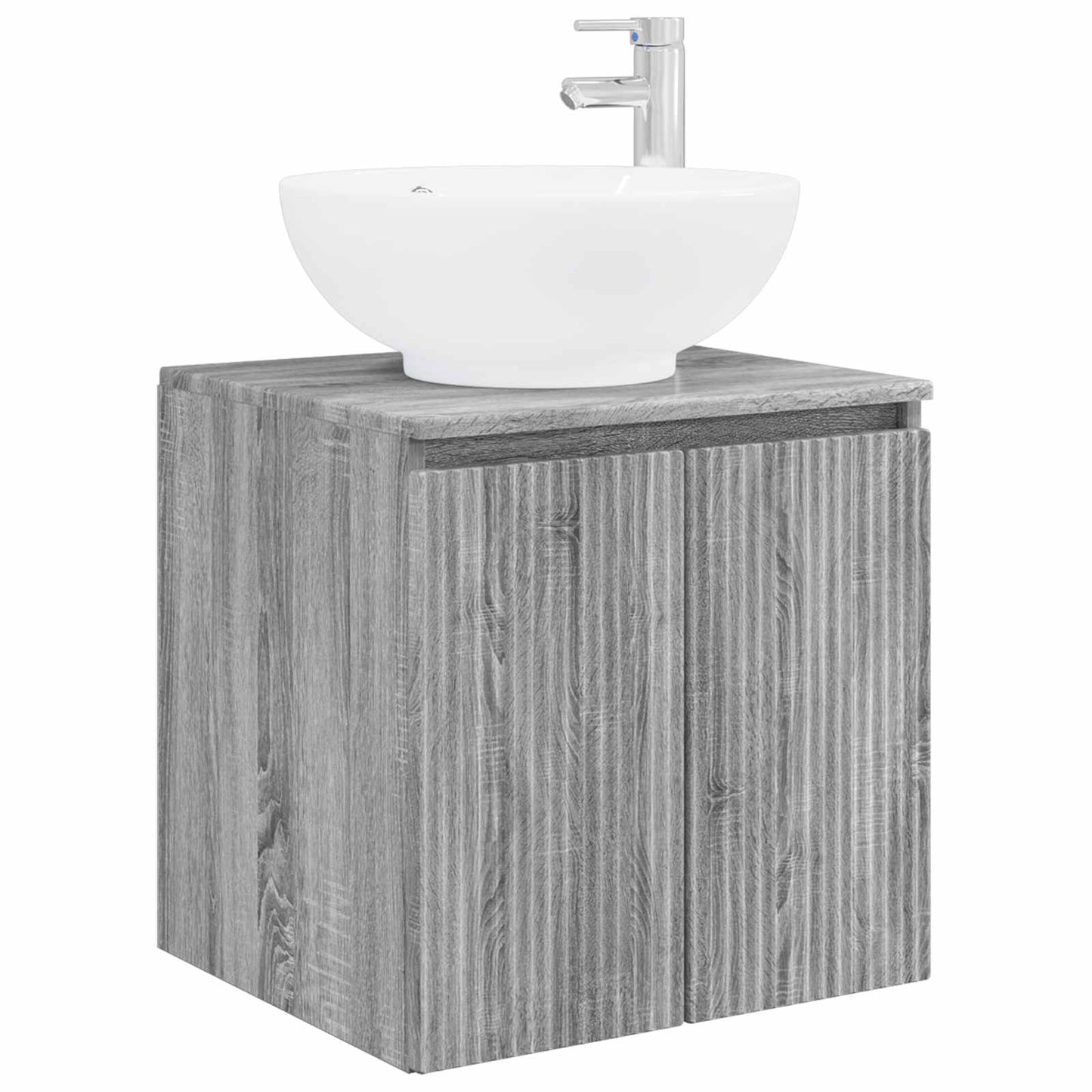Bathroom Cabinet Set 3 pcs Grey Sonoma 49.5 x 44.5 x 65 cm