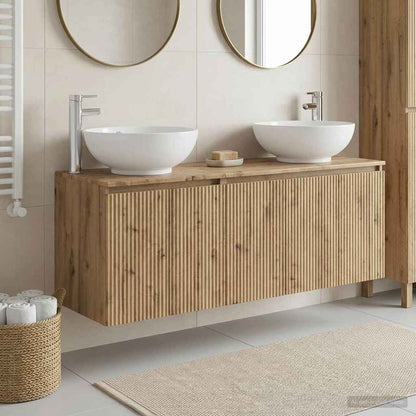 Bathroom Cabinet Set 3 pcs Artisan Oak 49.5 x 44.5 x 65 cm