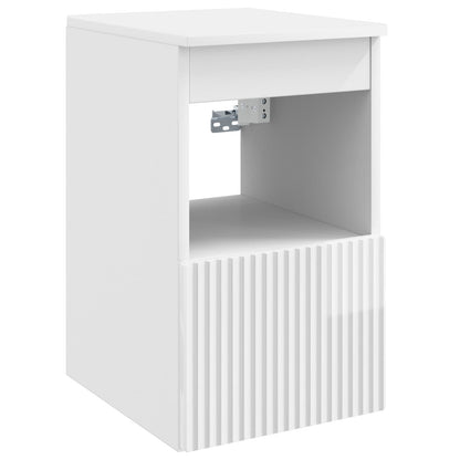 Bathroom Cabinet Set 3 pcs High Gloss White 49.5 x 44.5 x 65 cm
