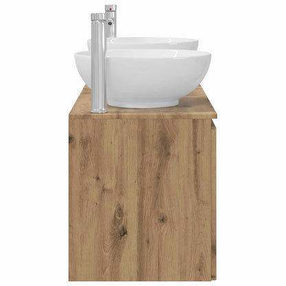 Bathroom Cabinet Set 3 pcs Artisan Oak 49.5 x 44.5 x 65 cm