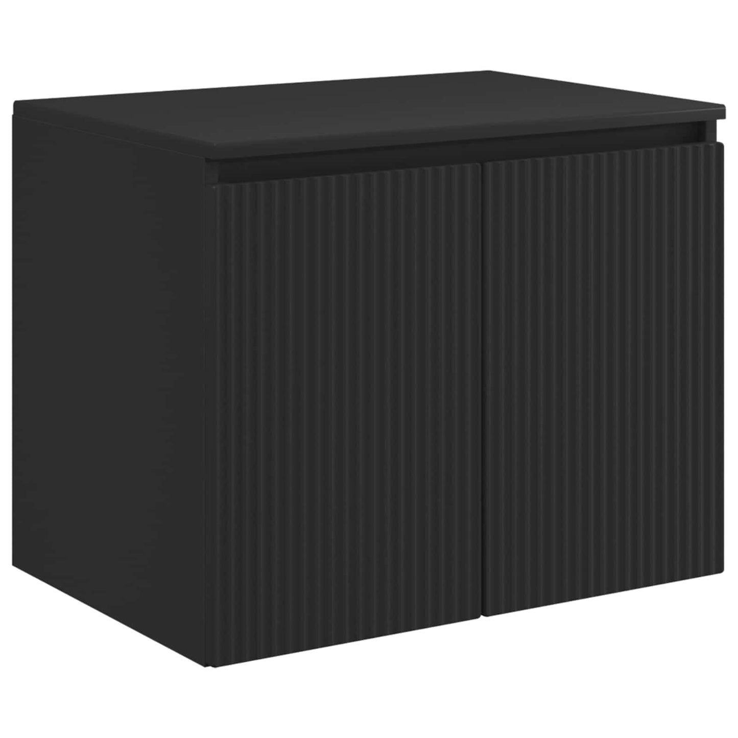 Bathroom Cabinet Set 3 pcs Black 49.5 x 44.5 x 66 cm