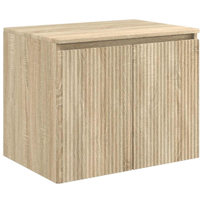 Bathroom Cabinet Set 3 pcs Sonoma Oak 49.5 x 44.5 x 66 cm