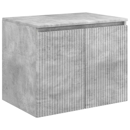 Bathroom Cabinet Set 3 pcs Concrete Grey 49.5 x 44.5 x 66 cm