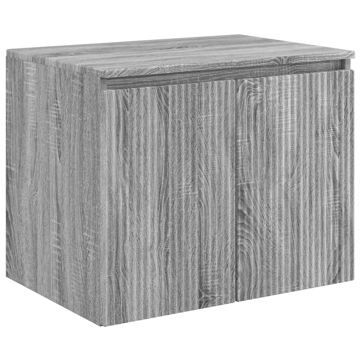 Bathroom Cabinet Set 3 pcs Grey Sonoma 49.5 x 44.5 x 66 cm