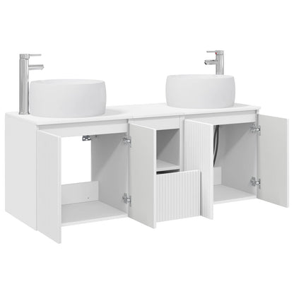 Bathroom Cabinet Set 3 pcs White 49.5 x 44.5 x 66 cm