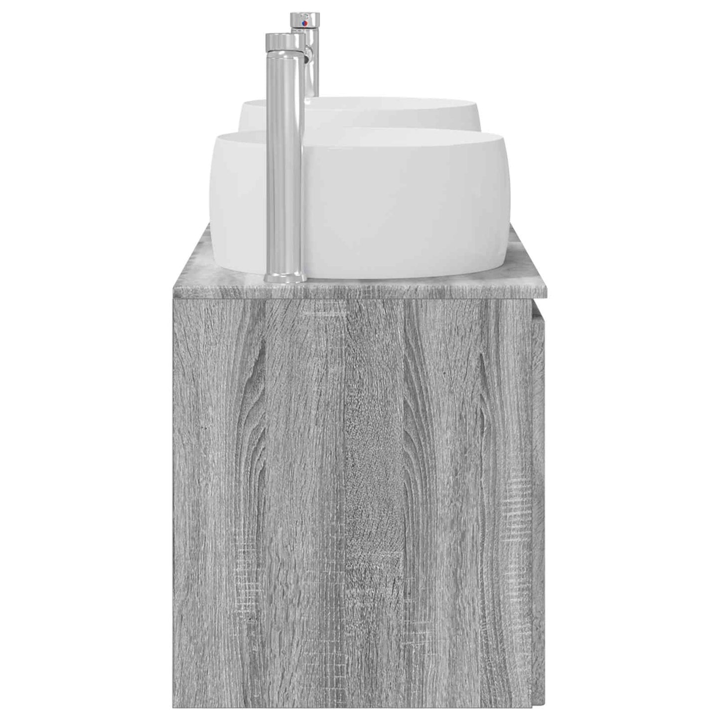 Bathroom Cabinet Set 3 pcs Grey Sonoma 49.5 x 44.5 x 66 cm