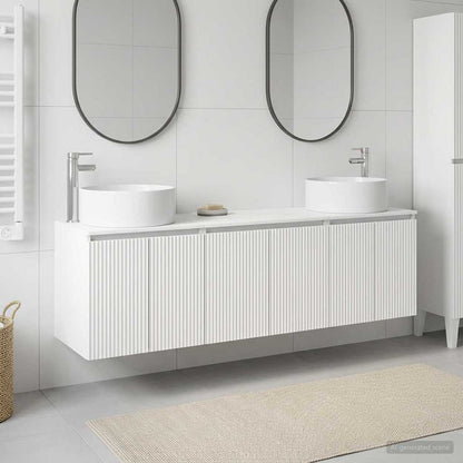 Bathroom Cabinet Set 3 pcs White 49.5 x 44.5 x 65.5 cm