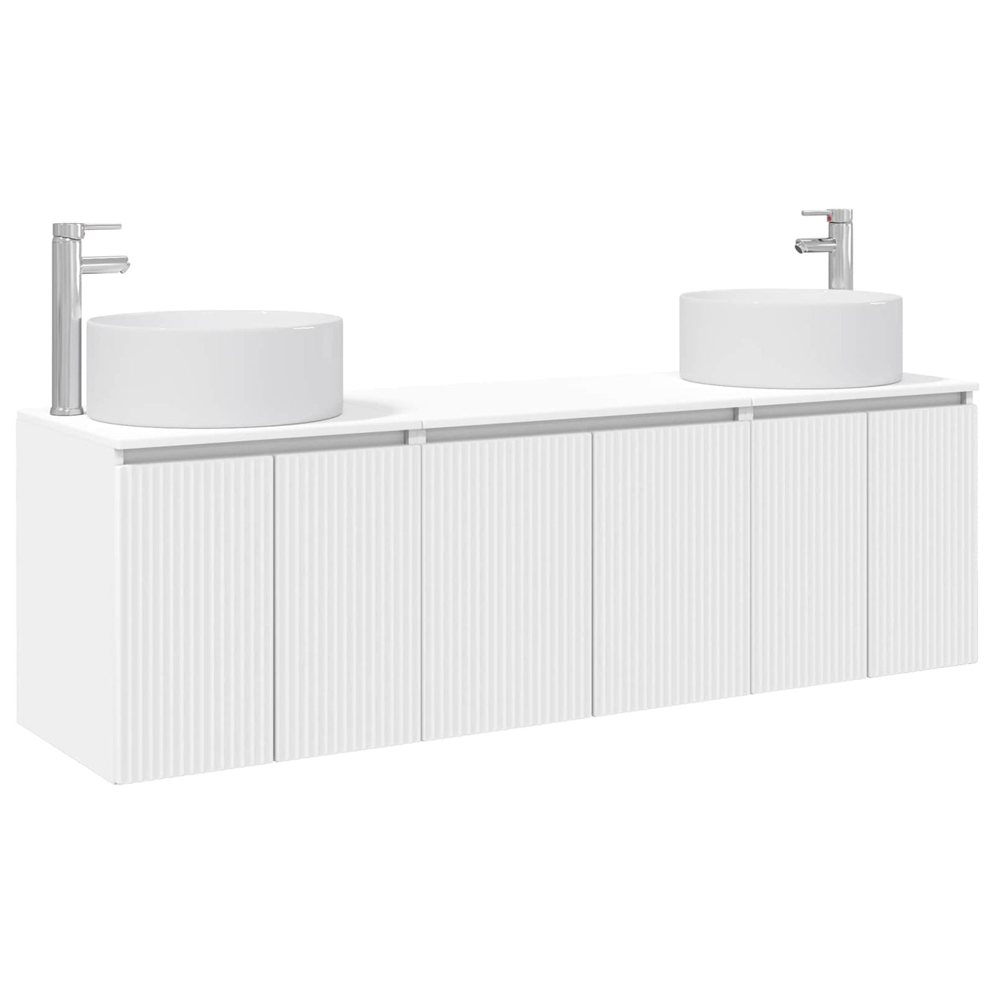 Bathroom Cabinet Set 3 pcs White 49.5 x 44.5 x 65.5 cm