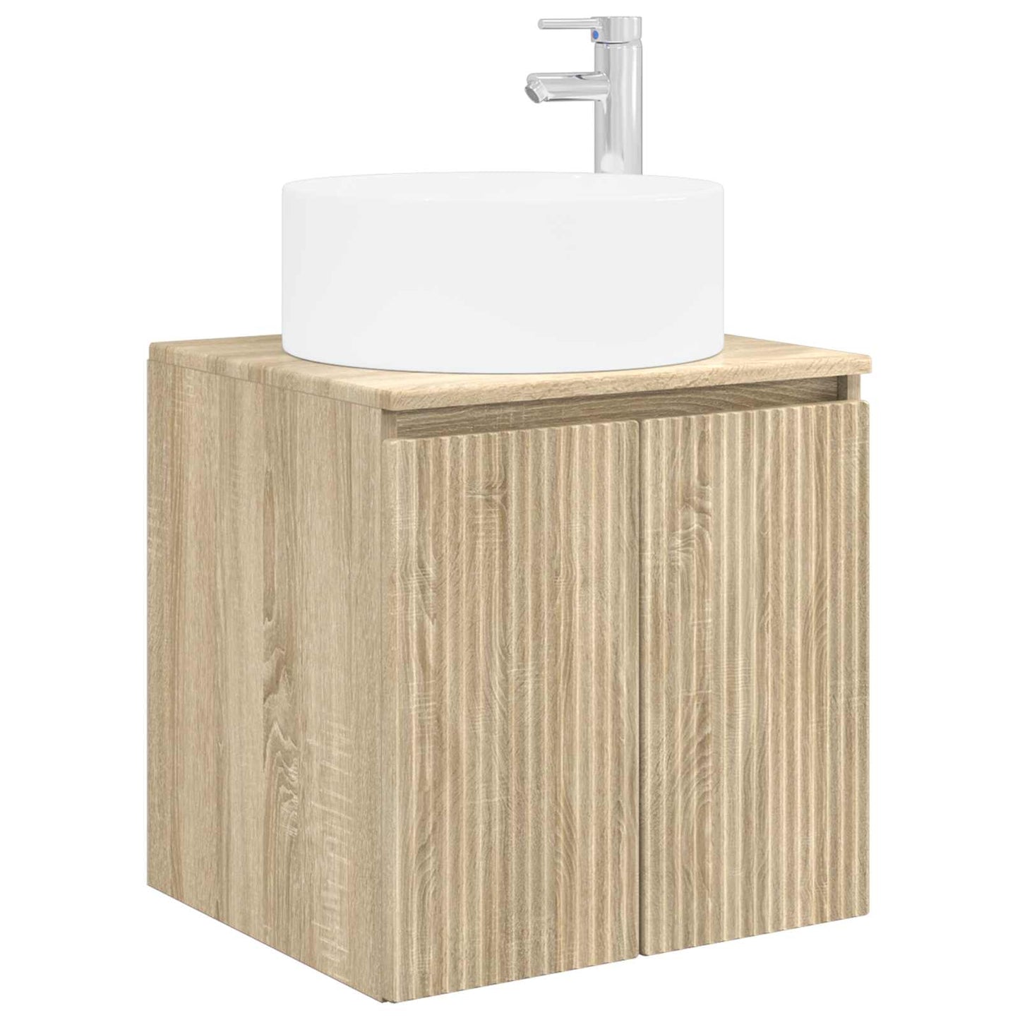Bathroom Cabinet Set 3 pcs Sonoma Oak 49.5 x 44.5 x 65.5 cm