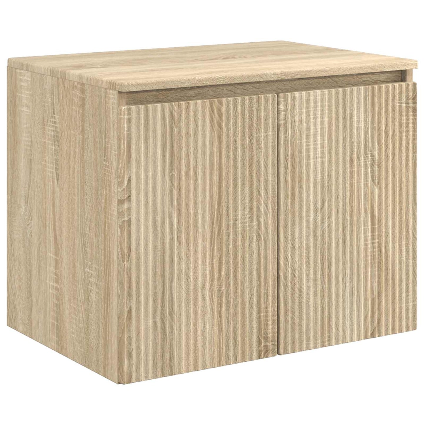 Bathroom Cabinet Set 3 pcs Sonoma Oak 49.5 x 44.5 x 65.5 cm