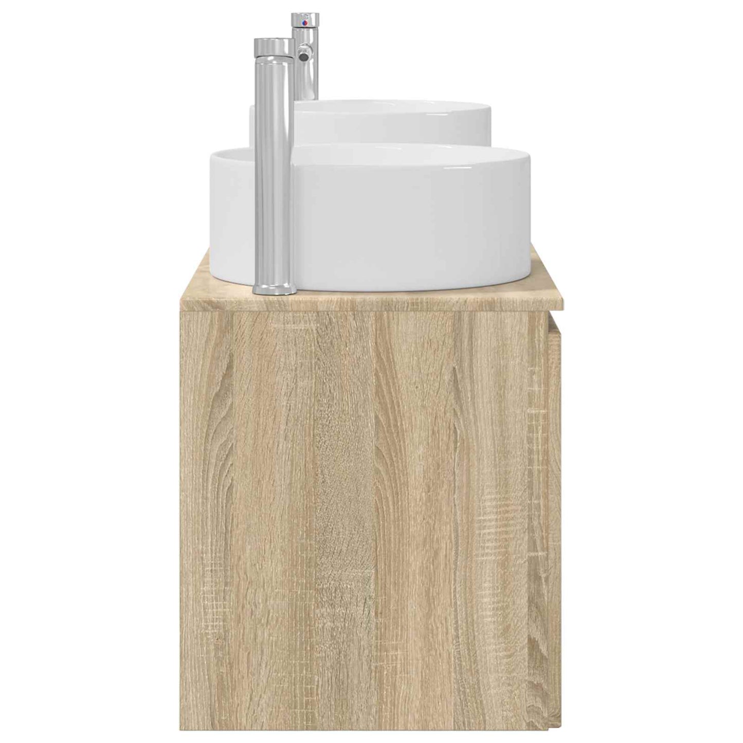 Bathroom Cabinet Set 3 pcs Sonoma Oak 49.5 x 44.5 x 65.5 cm