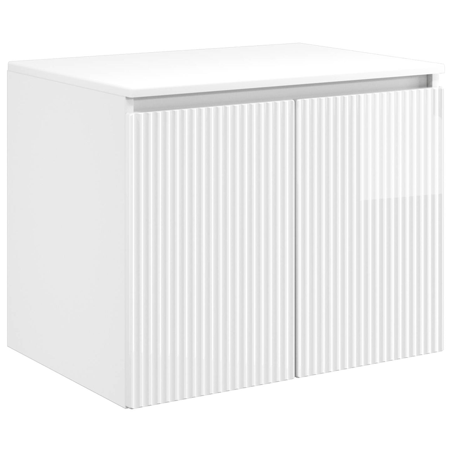 Bathroom Cabinet Set 3 pcs High Gloss White