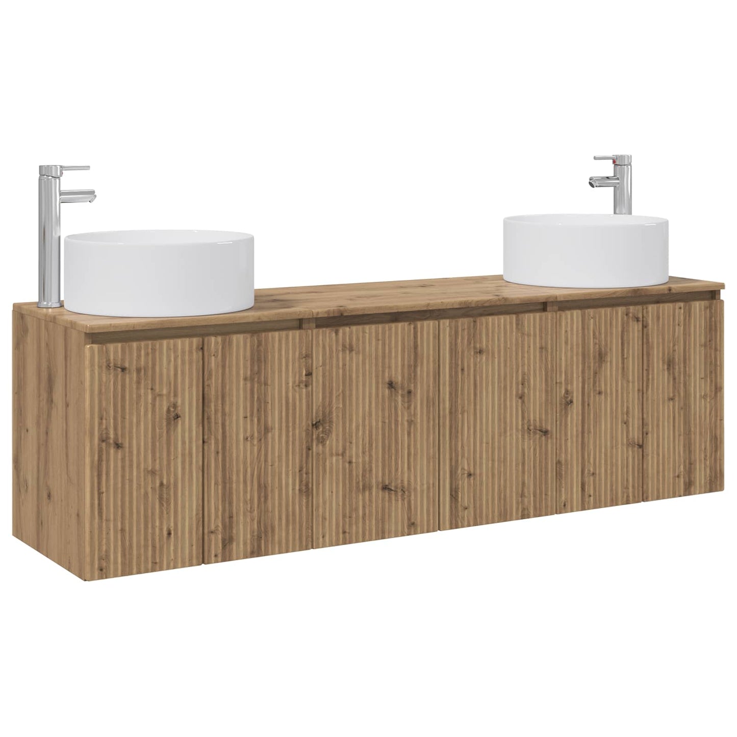 Bathroom Cabinet Set 3 pcs Artisan Oak 49.5 x 44.5 x 65.5 cm