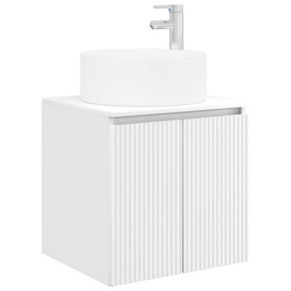 Bathroom Cabinet Set 3 pcs White 49.5 x 44.5 x 65.5 cm