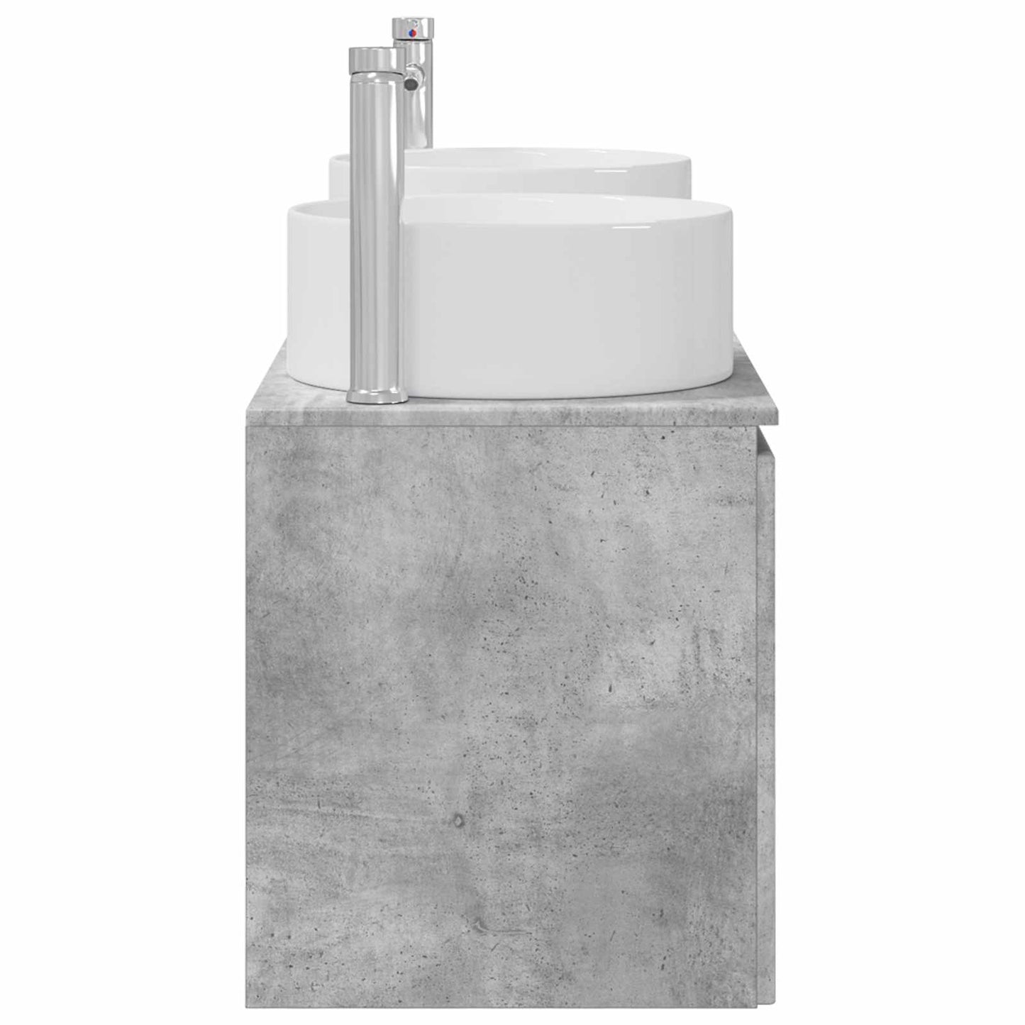 Bathroom Cabinet Set 3 pcs Concrete Grey 49.5 x 44.5 x 65.5 cm