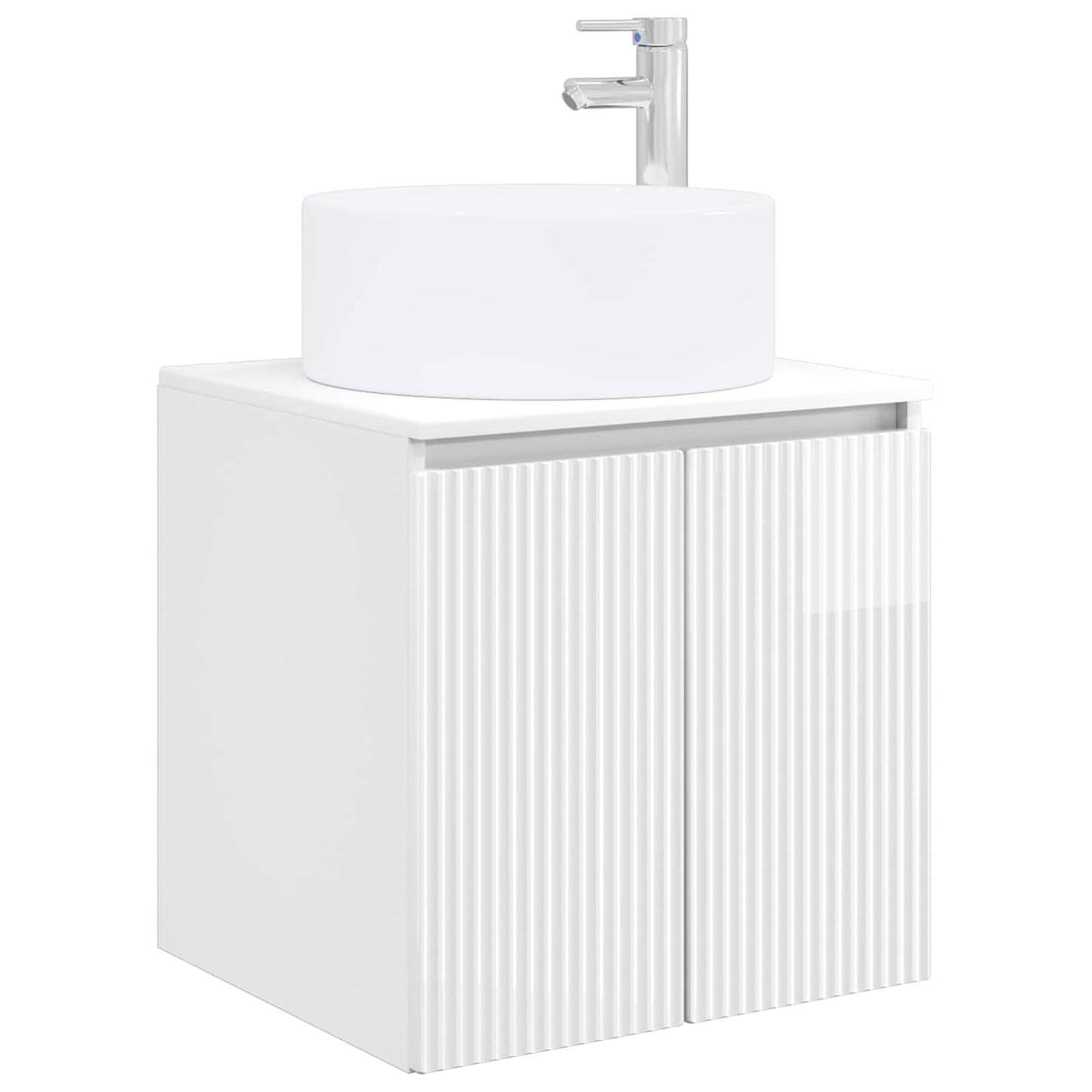 Bathroom Cabinet Set 3 pcs High Gloss White