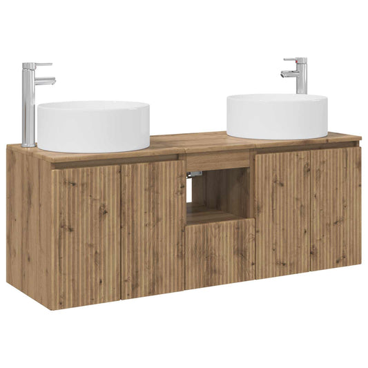 Bathroom Cabinet Set 3 pcs Artisan Oak 49.5 x 44.5 x 65.5 cm
