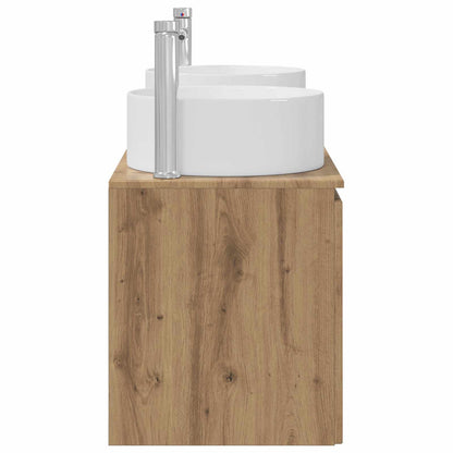 Bathroom Cabinet Set 3 pcs Artisan Oak 49.5 x 44.5 x 65.5 cm