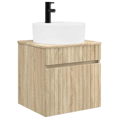 Bathroom Cabinet Set 3 pcs Sonoma Oak 49 x 44.5 x 65 cm